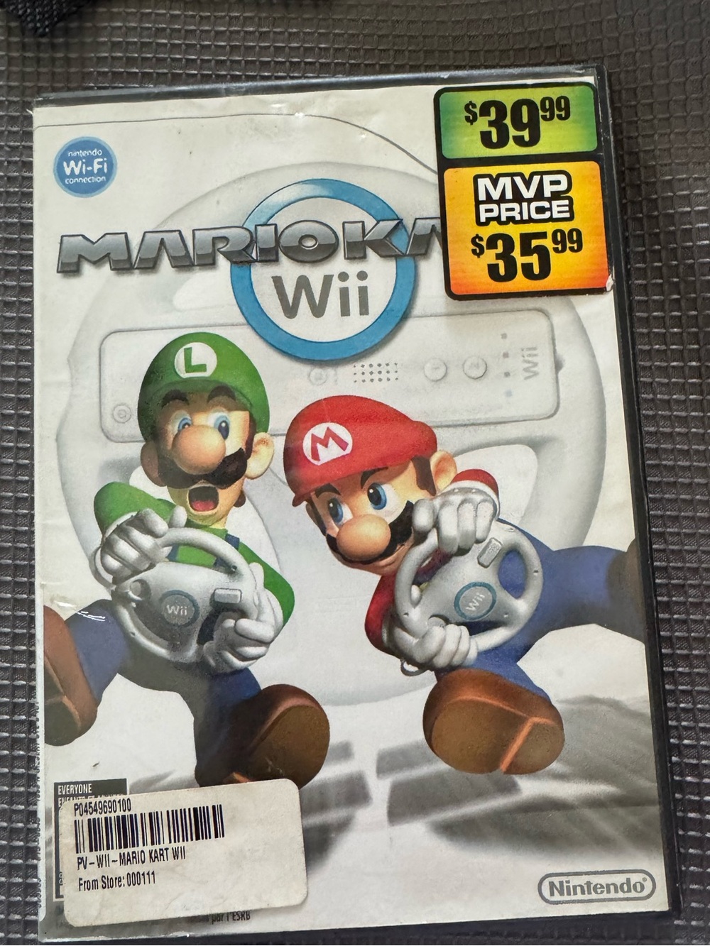Nintendo Mario Kart Wii Video Game